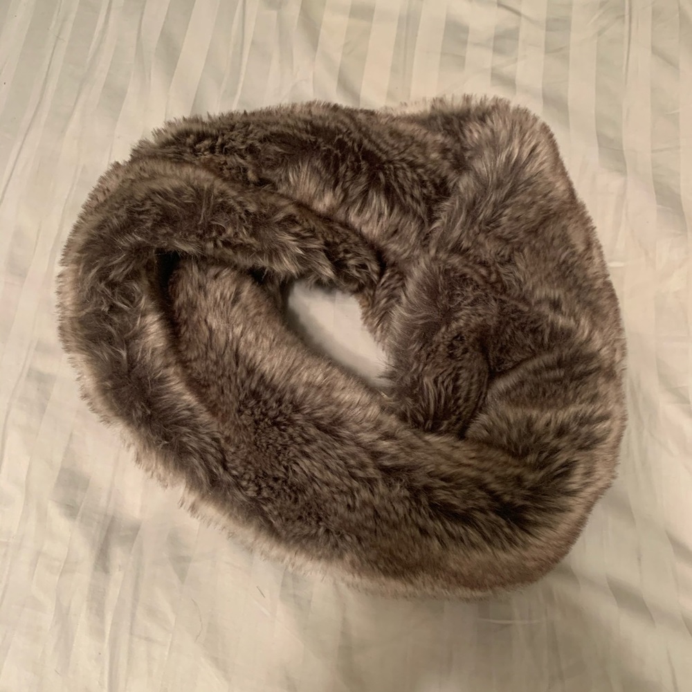 Faux Fur Infinity/Tube Scarf